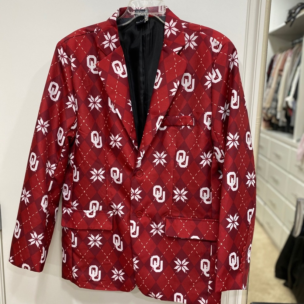 Fun OU Mens Sportscoat! Size Large